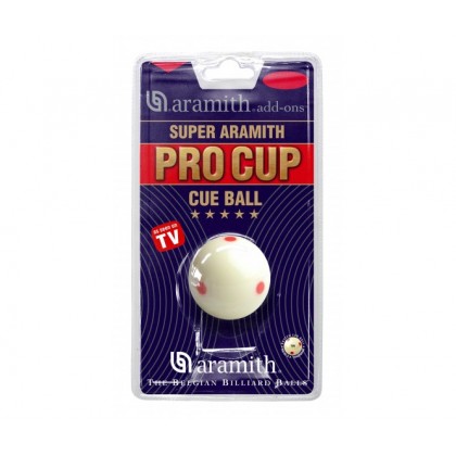 TV Pro Cup 6 Red Dots - 2.1/16" cue ball